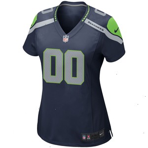 Seattle Seahawks Nike Women's Custom Game Jersey - College Navy