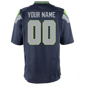 Seattle Seahawks Nike Youth Custom Game Jersey - College Navy