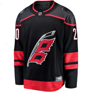 Sebastian Aho Carolina Hurricanes Fanatics Branded Home Premier Breakaway Player Jersey - Black