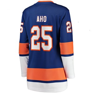 Sebastian Aho New York Islanders Fanatics Branded Women's Home Breakaway Player Jersey - Royal