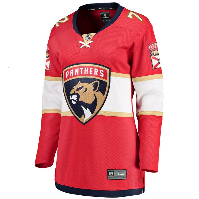 Sergei Bobrovsky Florida Panthers Fanatics Branded Women's Home Breakaway Jersey - Red