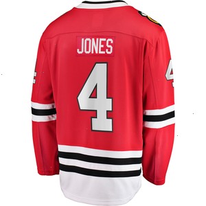 Seth Jones Chicago Blackhawks Fanatics Branded Home Breakaway Player Jersey - Red