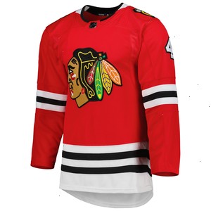 Seth Jones Chicago Blackhawks adidas Home Primegreen Authentic Pro Player Jersey - Red