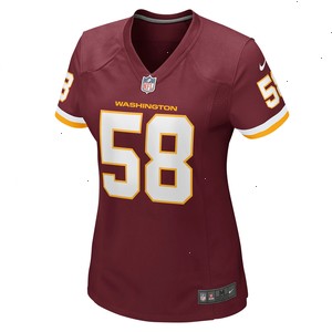 Shaka Toney Washington Football Team Nike Women's Game Jersey - Burgundy