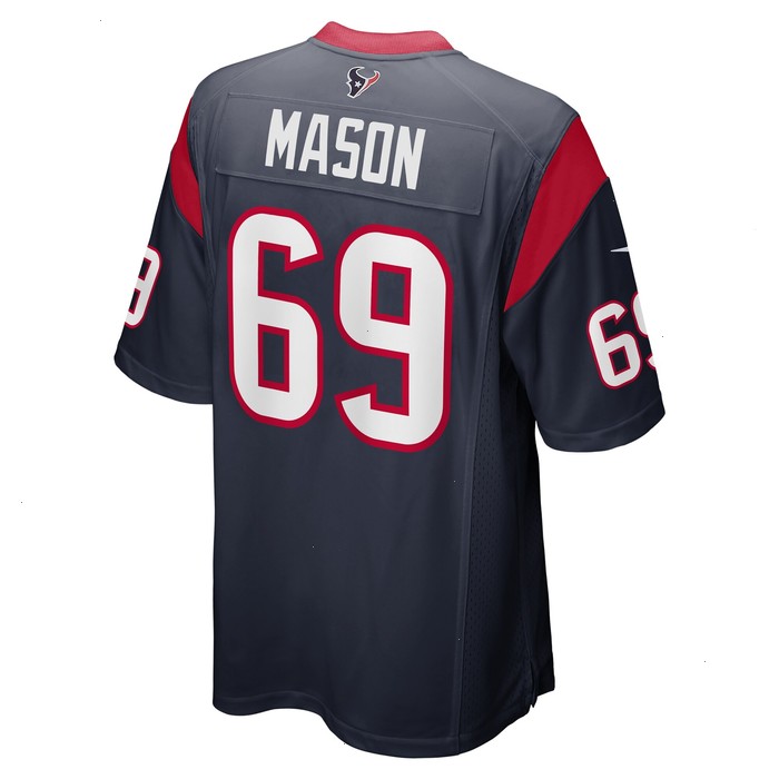 Shaq Mason Houston Texans Nike Game Player Jersey - Navy