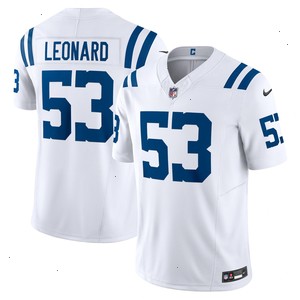 Shaquille Leonard Indianapolis Colts Nike Vapor F.U.S.E. Limited Jersey - White