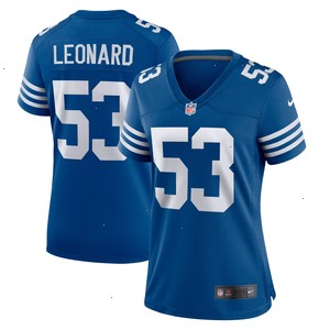 Shaquille Leonard Indianapolis Colts Nike Women's Alternate Game Jersey - Royal