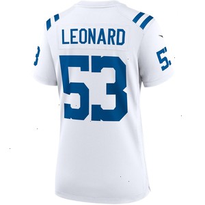 Shaquille Leonard Indianapolis Colts Nike Women's Game Player Jersey - White