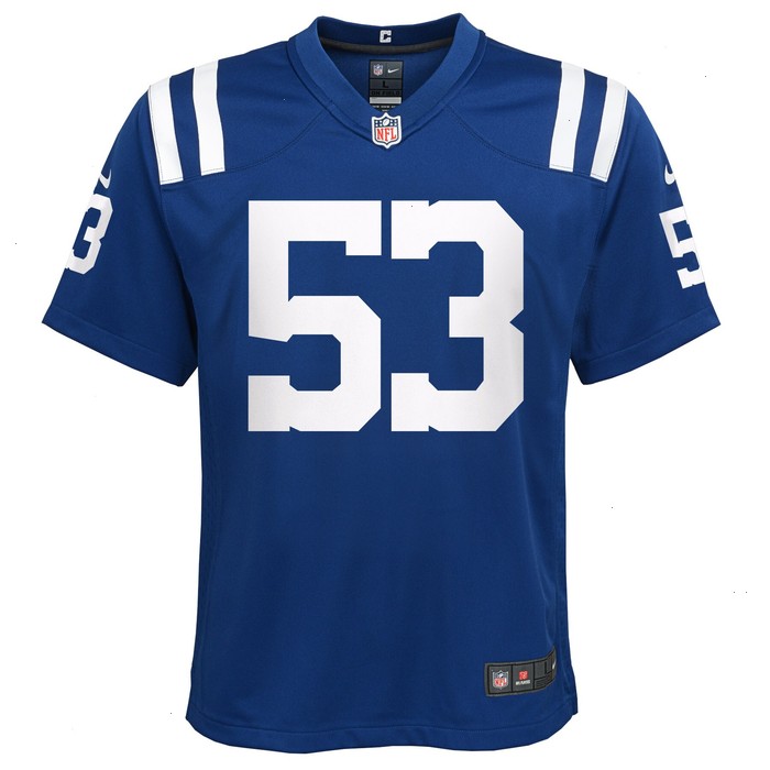 Shaquille Leonard Indianapolis Colts Nike Youth Game Jersey - Royal V1