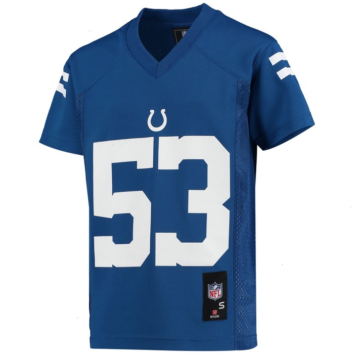 Shaquille Leonard Indianapolis Colts Youth Replica Player Jersey - Royal