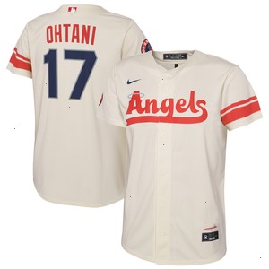 Shohei Ohtani Los Angeles Angels Nike Toddler 2022 City Connect Replica Player Jersey - Cream