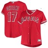 Shohei Ohtani Los Angeles Angels Women's Plus Size Replica Player Jersey - Red