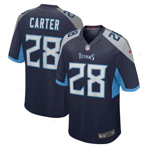 Shyheim Carter Tennessee Titans Nike Team Game Jersey - Navy