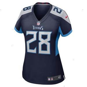 Shyheim Carter Tennessee Titans Nike Women's Team Game Jersey - Navy