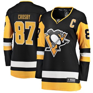 Sidney Crosby Pittsburgh Penguins Fanatics Branded Women's Home Breakaway Player Jersey - Black