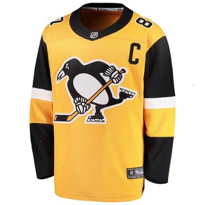 Sidney Crosby Pittsburgh Penguins Fanatics Branded Youth Alternate Breakaway Player Jersey - Gold