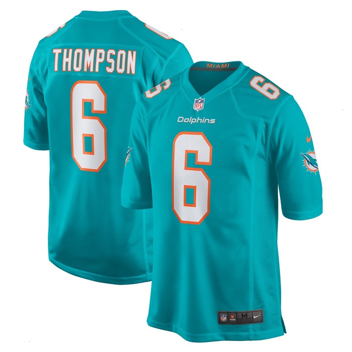 Skylar Thompson Miami Dolphins Nike Team Game Jersey - Aqua