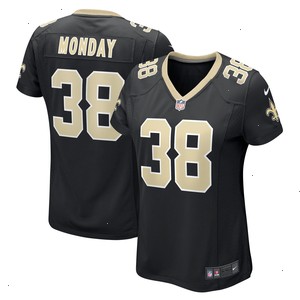 Smoke Monday New Orleans Saints Nike Women's Game Player Jersey - Black