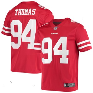 Solomon Thomas San Francisco 49ers Nike Vapor Limited Player Jersey - Scarlet