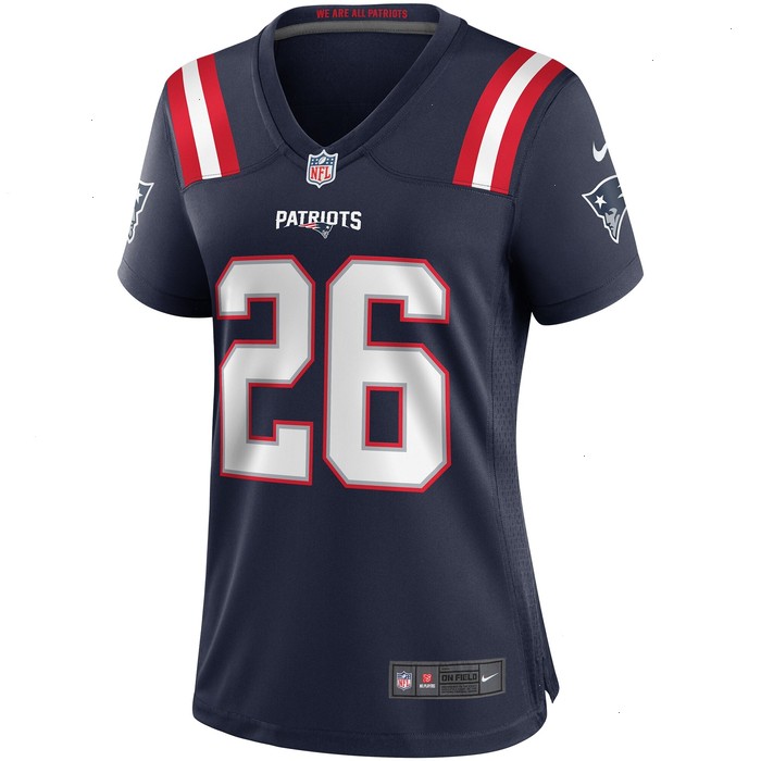 Sony Michel New England Patriots Nike Women's Game Jersey - Navy