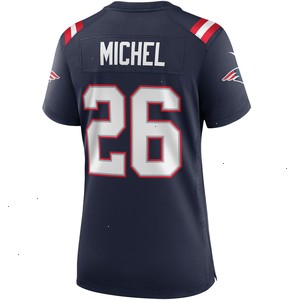 Sony Michel New England Patriots Nike Women's Game Jersey - Navy