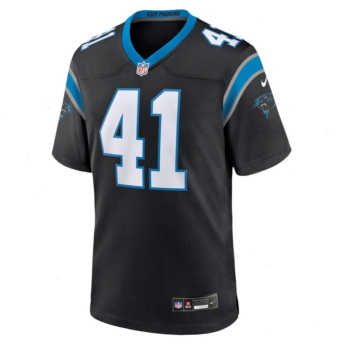 Spencer Brown Carolina Panthers Nike Team Game Jersey - Black