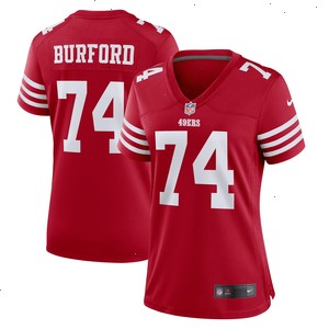 Spencer Burford San Francisco 49ers Nike Women's Game Player Jersey - Scarlet