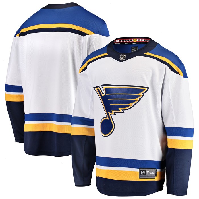 St. Louis Blues Fanatics Branded Breakaway Away Jersey - White