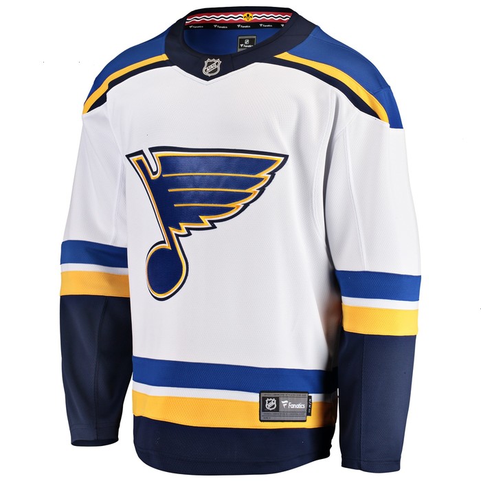 St. Louis Blues Fanatics Branded Breakaway Away Jersey - White