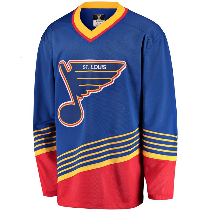 St. Louis Blues Fanatics Branded Premier Breakaway Heritage Jersey - Blue