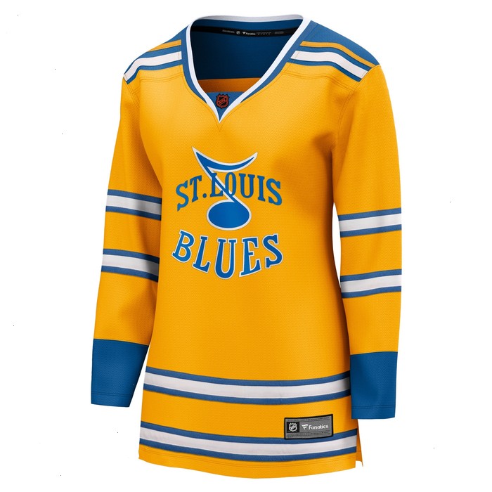 St. Louis Blues Fanatics Branded Women's Special Edition 2.0 Breakaway Blank Jersey - Yellow