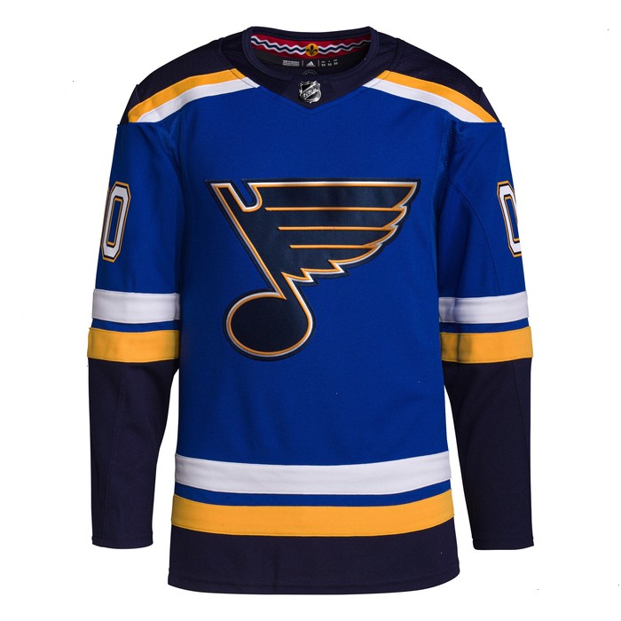 St. Louis Blues adidas Home Authentic Pro Custom Jersey - Royal