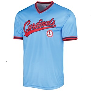 St. Louis Cardinals Stitches Cooperstown Collection Team Jersey - Light Blue