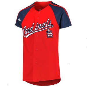 St. Louis Cardinals Stitches Youth Team Jersey - Red/Navy