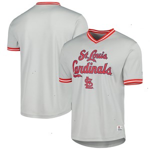 St. Louis Cardinals V-Neck Jersey - Gray