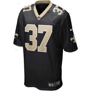 Steve Gleason New Orleans Saints Nike Game Retired Player Jersey - Black