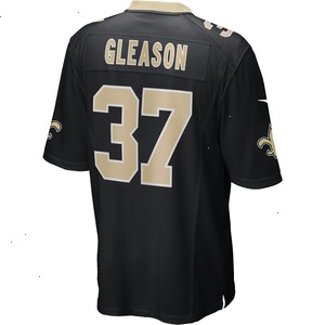 Steve Gleason New Orleans Saints Nike Game Retired Player Jersey - Black