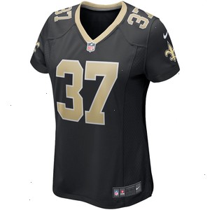 Steve Gleason New Orleans Saints Nike Women's Game Retired Player Jersey - Black