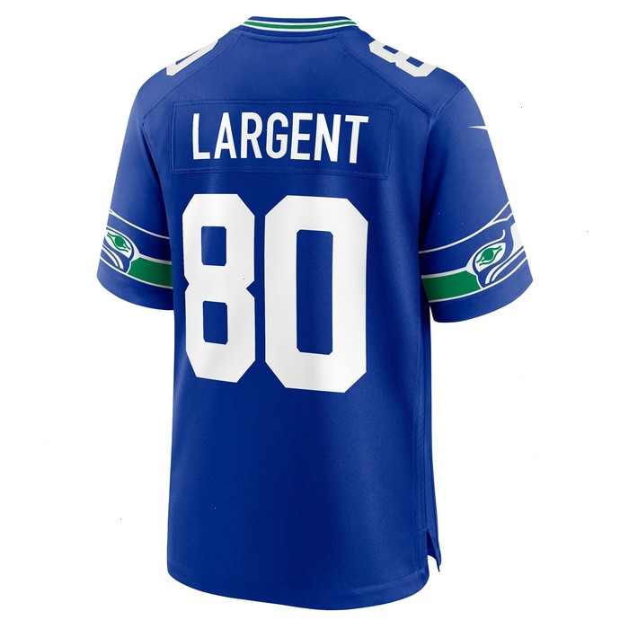 Steve Largent Seattle Seahawks Nike Throwback Retired Player Game Jersey - Royal