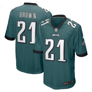 Sydney Brown Philadelphia Eagles Nike Team Game Jersey - Midnight Green