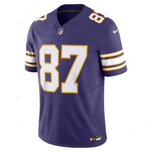 T.J. Hockenson Minnesota Vikings Nike Vapor F.U.S.E. Limited Jersey - Purple