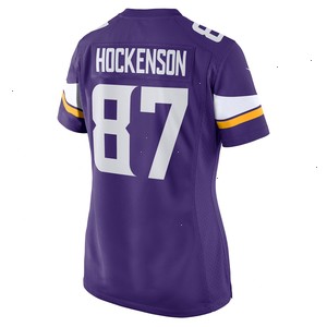 T.J. Hockenson Minnesota Vikings Nike Women's Game Player Jersey - Purple