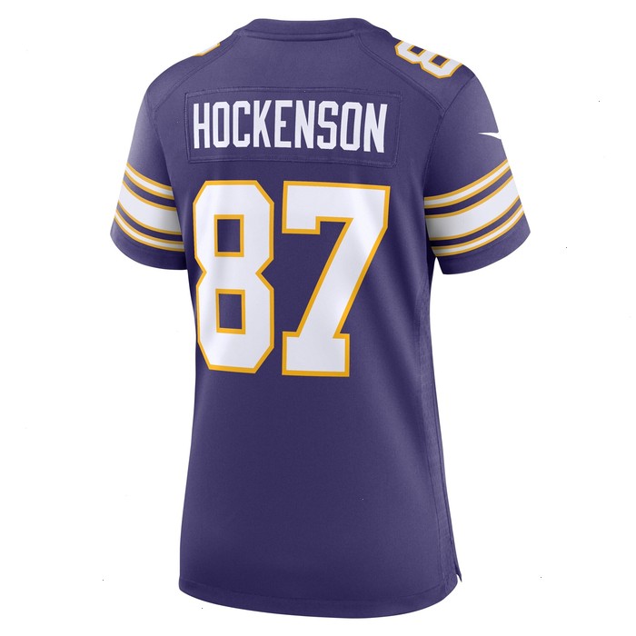 T.J. Hockenson Minnesota Vikings Nike Women's Player Jersey - Purple