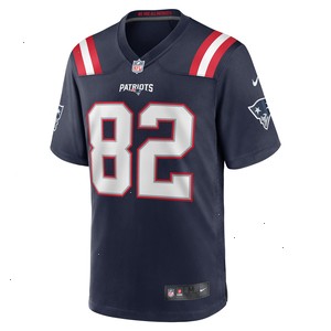 T.J. Luther New England Patriots Nike Team Game Jersey - Navy