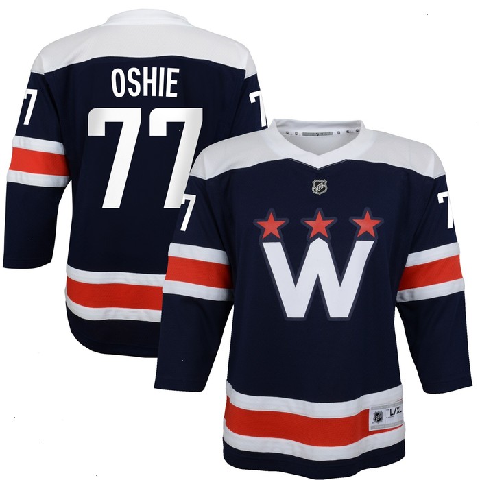 TJ Oshie Washington Capitals Youth 2020/21 Alternate Replica Player Jersey - Navy