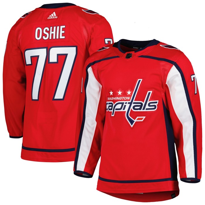 TJ Oshie Washington Capitals adidas Primegreen Authentic Pro Player Jersey - Red