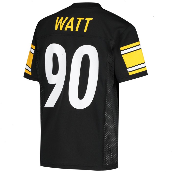 T.J. Watt Pittsburgh Steelers Youth Replica Player Jersey - Black