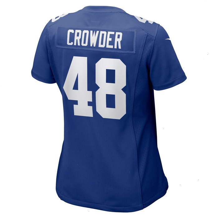 Tae Crowder New York Giants Nike Women's Team Game Jersey - Royal