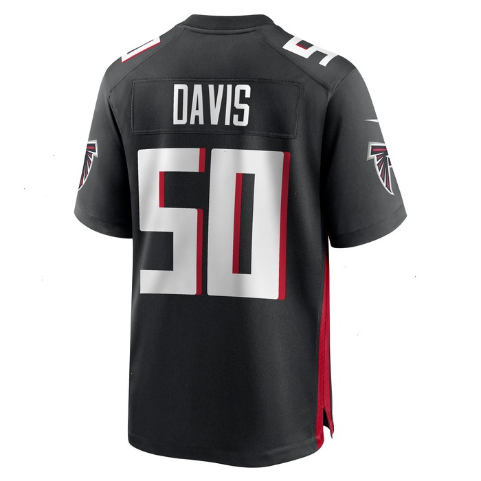 Tae Davis Atlanta Falcons Nike Team Game Jersey - Black