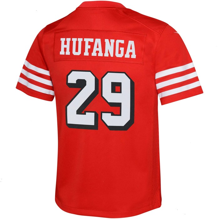 Talanoa Hufanga San Francisco 49ers Nike Youth Game Jersey - Scarlet